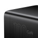 Baseus Зарядний пристрій Baseus AC + 2xUSB-C 100W + 2xUSB + cable USB-C to USB-C 100W 1.0m black (PSZM000401)