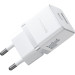 Baseus Зарядний пристрій Baseus 1xUSB-C 30W + 1xUSB white (P1011160A213-00)