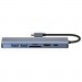Dynamode Концентратор Dynamode 7-in-1 USB-C to HDTV 4K/30Hz, 2хUSB3.0, RJ45, USB-C PD 100W, SD/MicroSD (BYL-2303)