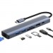Dynamode Концентратор Dynamode 7-in-1 USB-C to HDTV 4K/30Hz, 2хUSB3.0, RJ45, USB-C PD 100W, SD/MicroSD (BYL-2303)