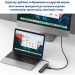 Dynamode Концентратор Dynamode 7-in-1 USB-C to HDTV 4K/30Hz, 2хUSB3.0, RJ45, USB-C PD 100W, SD/MicroSD (BYL-2303)