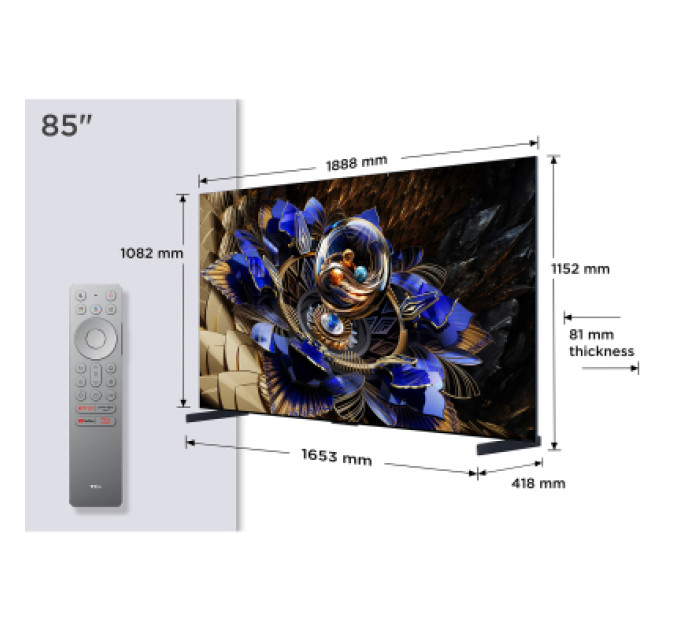 TCL Телевізор TCL 85X11K