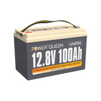 Батарея LiFePo4 Power Queen 12.8V 100Ah (PowerQueen-128V100Ah-H19)