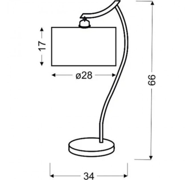 Candellux Настільна лампа Candellux 41-04239 DRAGA (41-04239)