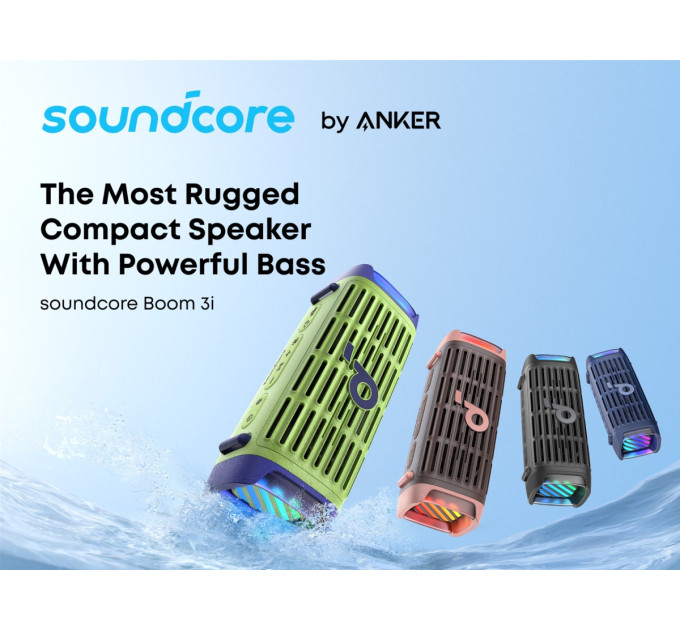 Anker Акустична система Anker SoundCore Boom 3i Brown (D5100080)