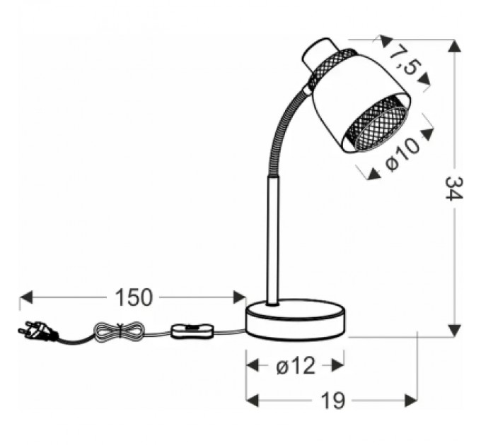 Candellux Настільна лампа Candellux 41-13774 Aleksandria (41-13774)