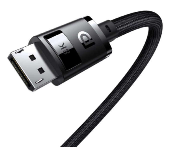 Baseus Кабель мультимедійний DisplayPort M to DisplayPort M 2.0m 8K Baseus (B00633706111-02)