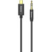 Baseus Кабель мультимедійний USB-C to 3.5mm M 1.2m black Baseus (CAM01-01)