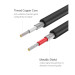 Ugreen Кабель мультимедійний 2xRCA M to 2xRCA M 3.0m AV104 black Ugreen (10519)