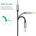 Ugreen Кабель мультимедійний 3.5mm M to 3.5mm M 1.0m AV119 black Ugreen (10733)