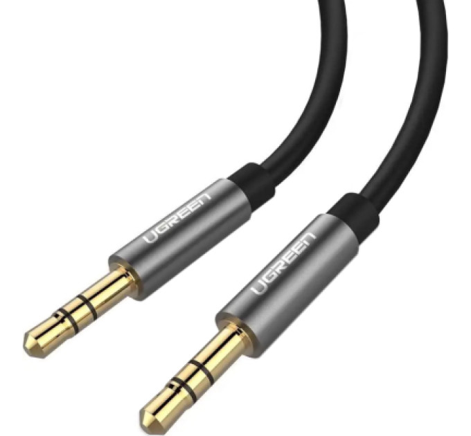 Ugreen Кабель мультимедійний 3.5mm M to 3.5mm M 1.0m AV119 black Ugreen (10733)
