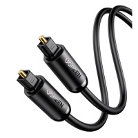 Кабель мультимедійний Optical Toslink 1.0m AV122 black Ugreen (70890)