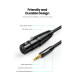 Ugreen Кабель мультимедійний 3.5mm M to XLR F 1.0m AV182 black Ugreen (20763)