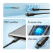 Baseus Дата кабель USB-C to USB-C 1.0m 240W Black Baseus (CAWJ040001)
