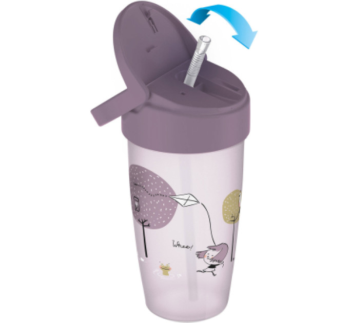 Lovi Поїльник-непроливайка Lovi Lovely Boy із силіконовою трубочкою 350 мл (35/355girl)
