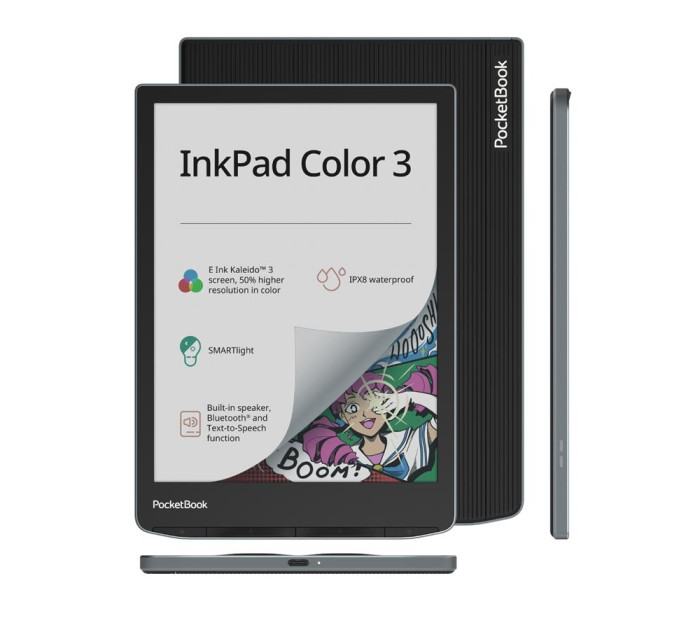 Pocketbook Електронна книга Pocketbook 743K3 InkPad Color 3, Stormy Sea (PB743K3-1-CIS)