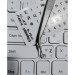 BestKey Наклейка на клавіатуру BestKey mini Pro 3,5х3мм, прозора основа, 70, чорний (BKmPRO/BlacTr/054)