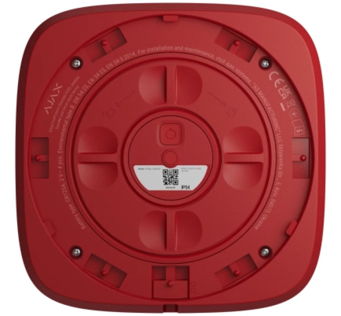 Ajax Сирена Ajax EN54 FireProtect Sounder red