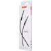 XO Кабель мультимедійний 3.5mm M to 3.5mm M 1.0m NB121 black XO (6920680864591)