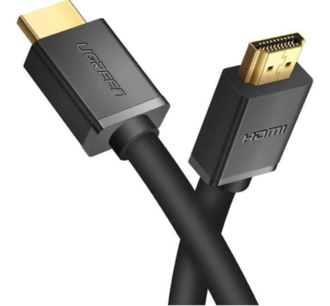 Ugreen Кабель мультимедійний HDMI M to HDMI M 1.5m HD104 black Ugreen (60820)
