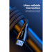 Ugreen Кабель мультимедійний HDMI M to HDMI M 1.5m braided HD140 black Ugreen (80402)