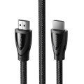 Ugreen Кабель мультимедійний HDMI M to HDMI M 1.5m braided HD140 black Ugreen (80402)