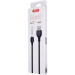XO Дата кабель USB 2.0 AM to Lightning 1.0m 2.1A NB103 black XO (6920680862702)