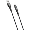 XO Дата кабель USB 2.0 AM to Lightning 1.0m Smart Chipset Auto Power-off NB145 black XO (6920680869558)