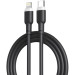 XO Дата кабель USB-C to Lightning 1.0m 20W liquid silicone NB208A black XO (6920680826810)