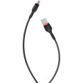 XO Дата кабель USB 2.0 AM to Micro 5P 1.0m 2.4A NB-P171 black XO (6920680873661)