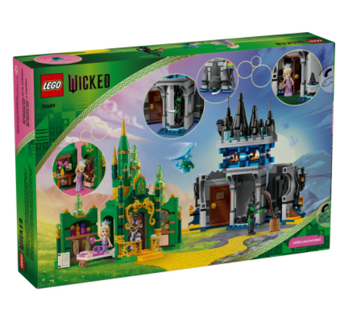 LEGO Конструктор LEGO Wicked Емеральд-сіті і замок Кіамо Ко (75689)