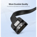 Ugreen Кабель для передачі даних SATA 3 Data Cable 0.5m 90° corner US217 Black Ugreen (30797)