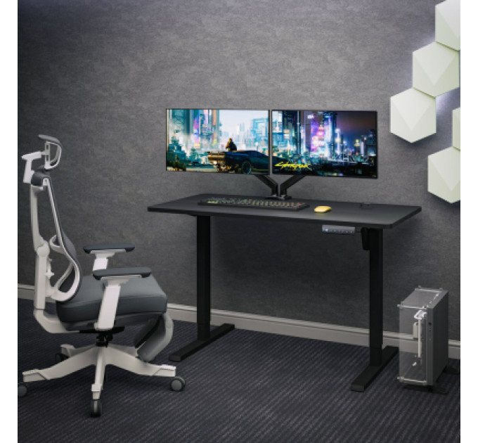Mealux Комп'ютерний стіл Mealux PowerDesk Energy Black з електрорегулюванням висоти (EVO-201 Energy B/B)