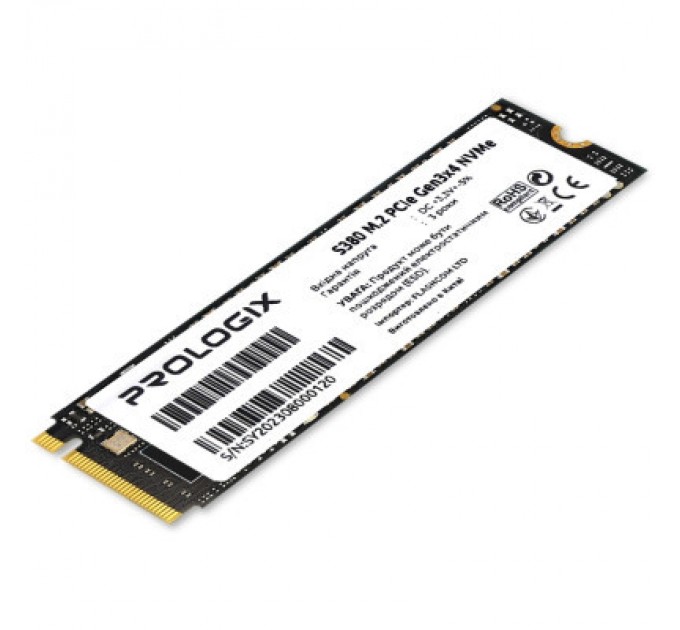 Накопичувач SSD M.2 2280 256GB Prologix (PRO256GS380)