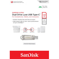 USB флеш накопичувач SanDisk 128GB Dual Drive Luxe USB 3.1 + Type-C (SDDDC4-128G-G46)