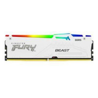 Модуль пам'яті для комп'ютера DDR5 16GB 6000 MHz Beast White RGB EXPO Kingston Fury (ex.HyperX) (KF560C36BWE2A-16)