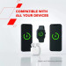 Canyon Зарядний пристрій Canyon 4-in-1 wireless charging stand 30W + cable 1.0m black (CNS-WCS405BW/A)