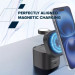 Canyon Зарядний пристрій Canyon 4-in-1 wireless charging stand 30W + cable 1.0m black (CNS-WCS405BW/A)