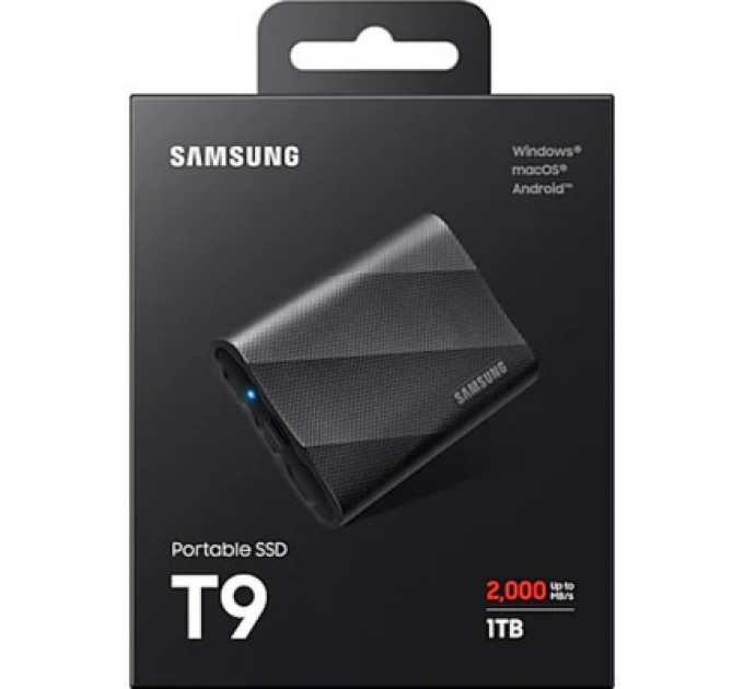 Samsung Накопичувач SSD USB 3.2 1TB T9 Samsung (MU-PG1T0B/EU)