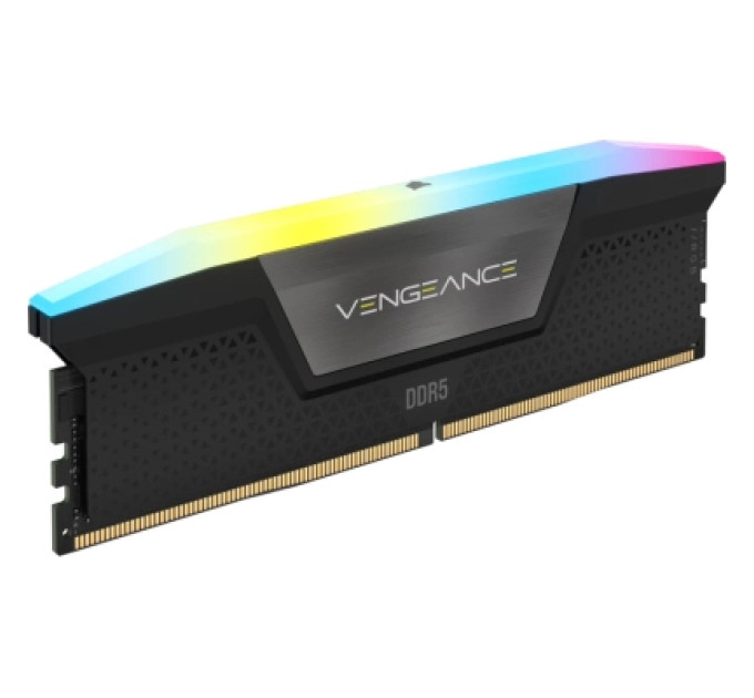 Corsair Модуль пам'яті для комп'ютера DDR5 32GB (2x16GB) 6400 MHz Vengeance RGB Grey Corsair (CMH32GX5M2B6400Z32)
