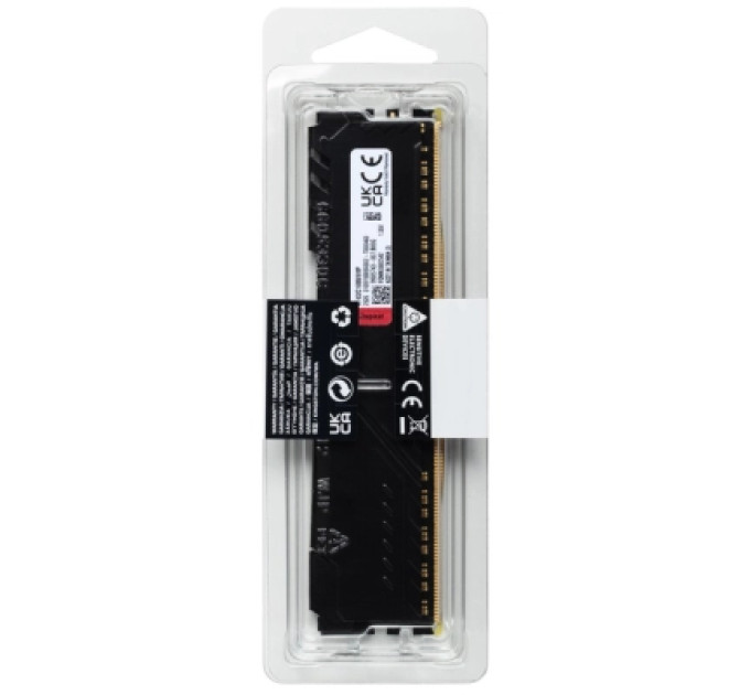 Kingston Fury (ex.HyperX) Модуль пам'яті для комп'ютера DDR4 8GB 3200 MHz Beast Black Kingston Fury (ex.HyperX) (KF432C16BB/8WP)