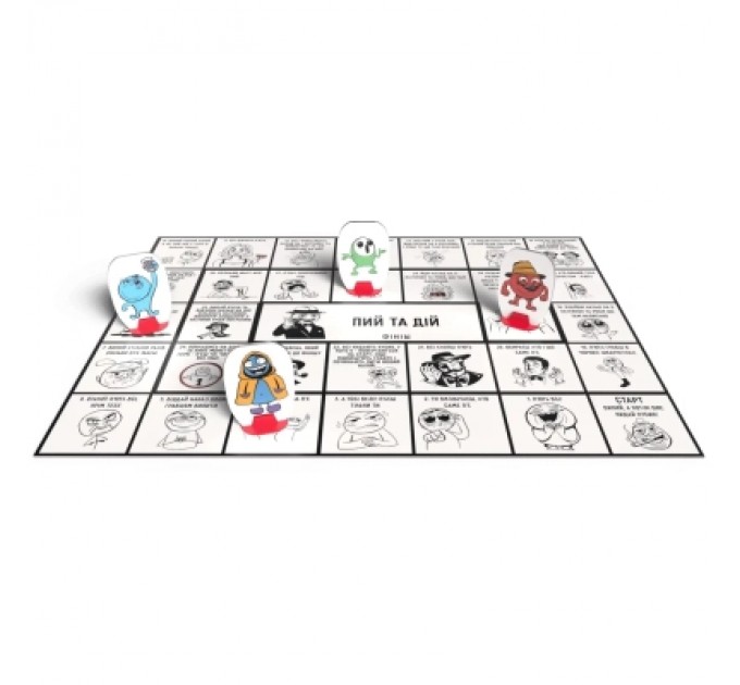Настільна гра 18+ Bombat game Пий та Дій (укр.) (80048)
