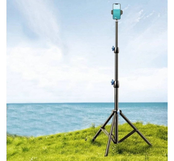 RTAKO Штатив RTAKO RLD-001 1.7M Matte Carbon Steel Tripod Black (6975068278620)