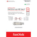SanDisk USB флеш накопичувач SanDisk 256GB Ultra Dual Drive Luxe USB 3.1 + Type-C (SDDDC4-256G-G46)