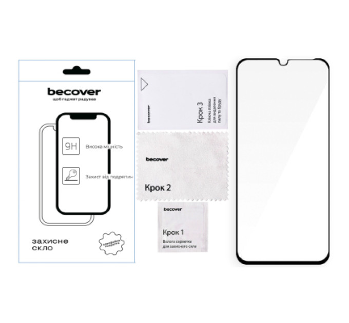 BeCover Скло захисне BeCover Xiaomi Redmi 15C 4G/5G Black (713907)
