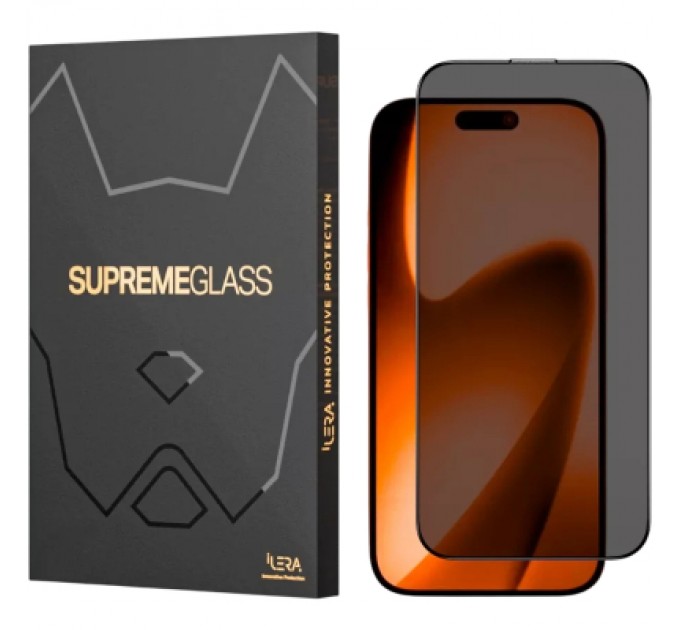 Скло захисне iLera DeLuxe Incognito Glass iPhone 17 Pro Max (ILINDL17PRMX)