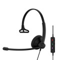 Epos Навушники Epos Impact 100 MS Mono USB-C+A Black (1001419)
