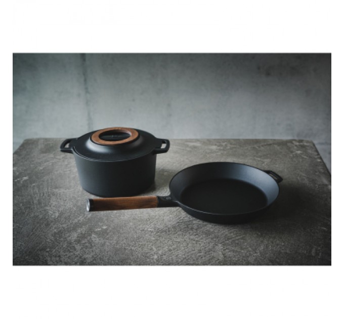 Сковорода Fiskars Norden чавунна 24 см (1026568)