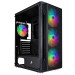 1stPlayer Корпус 1stPlayer X5-BK-4F1 Black 750W (X5-BK-4F1-PS-750FK-EU)