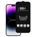 Noname Захисне скло для Apple iPhone 15 Pro Max Black, 0.3 мм, 4D ARC (Z27958) без упаковки